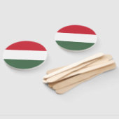 Vlag van Hongarije Handwaaier (Niet-gemonteerd)