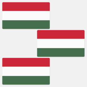 Vlag van Hongarije Labels