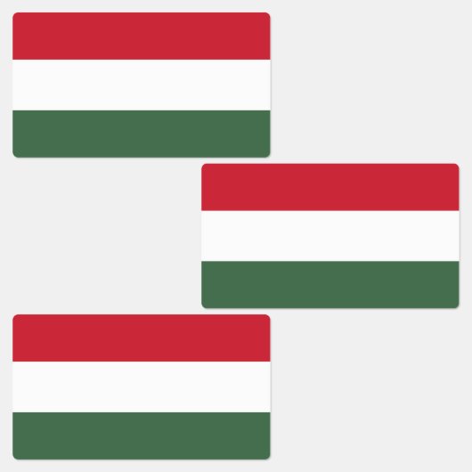 Vlag van Hongarije Labels (Groep)