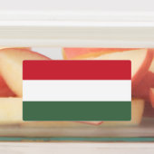Vlag van Hongarije Labels (Aangebracht)