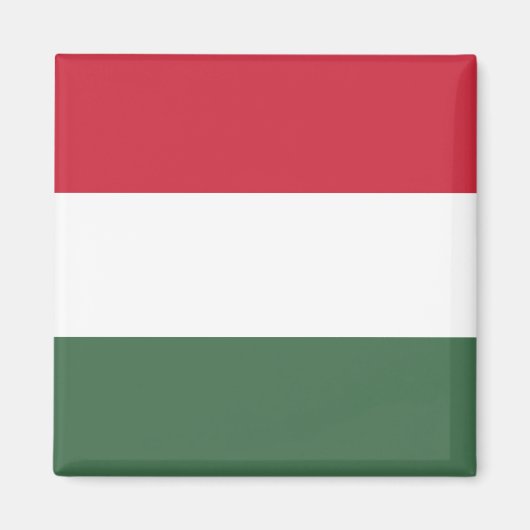 Vlag van Hongarije Magneet (Voorkant)