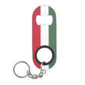 Vlag van Hongarije Mini Flessenopener (Voorkant)