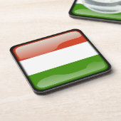 vlag van Hongarije Onderzetter (Linkerzijde)