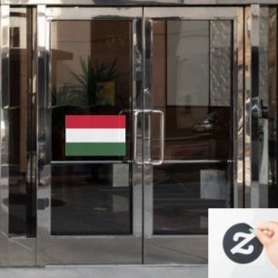 Vlag van Hongarije op maat gesneden Raamsticker