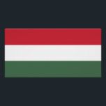 Vlag van Hongarije Perfect Poster<br><div class="desc">Patriottische vlag van Hongarije.</div>