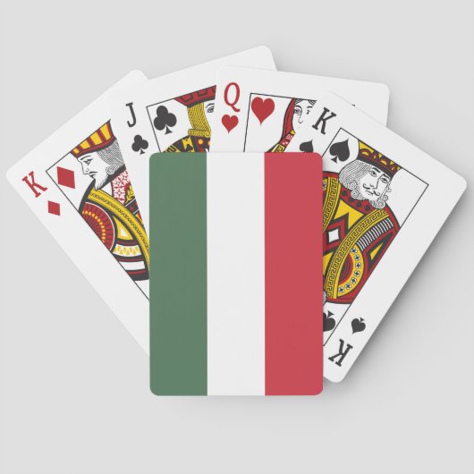 Vlag van Hongarije Pokerkaarten (Achterkant)