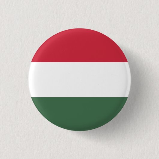 Vlag van Hongarije Ronde Button 3,2 Cm (Voorkant)