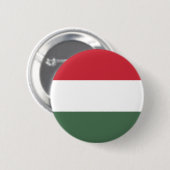 Vlag van Hongarije Ronde Button 5,7 Cm (Voorkant /achterkant)