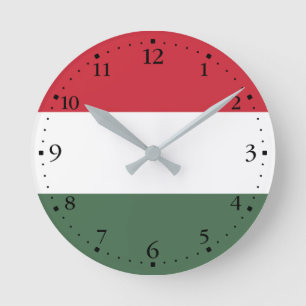 Vlag van Hongarije Ronde Klok