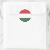 vlag van Hongarije Ronde Sticker (Tas)
