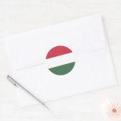vlag van Hongarije Ronde Sticker (Envelop)