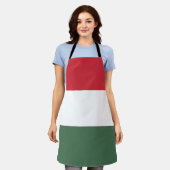 Vlag van Hongarije Schort (Gedragen)
