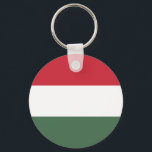 Vlag van Hongarije Sleutelhanger<br><div class="desc">Patriottische vlag van Hongarije.</div>