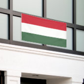 Vlag van Hongarije Spandoek (Buitenkant Gebouw)