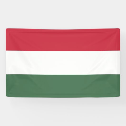 Vlag van Hongarije Spandoek (Horizontaal)
