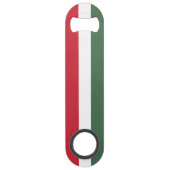 Vlag van Hongarije Speed Flessenopener (Voorkant)