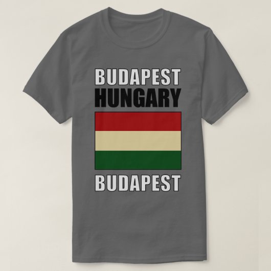 vlag van Hongarije T-shirt (Design voorkant)