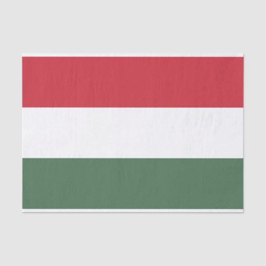 Vlag van Hongarije Tissuepapier (Voorkant)