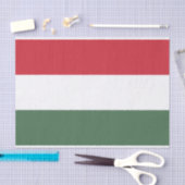 Vlag van Hongarije Tissuepapier (Craft)