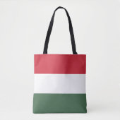 Vlag van Hongarije Tote Bag (Voorkant)