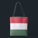 Vlag van Hongarije Tote Bag<br><div class="desc">Patriottische vlag van Hongarije.</div>