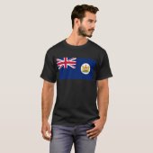 Vlag van Hongkong 英 屬 港 Vrij HK T-shirt (Voorkant volledig)