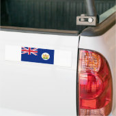 Vlag van Hongkong 英 港 (1959 - 1997) Bumpersticker (Op Truck)