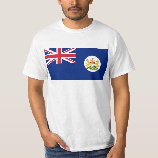 Vlag van Hongkong 英 港 (1959 - 1997) T-shirt (Voorkant)