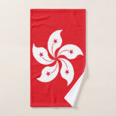 vlag van Hongkong Bad Handdoek (Handdoek)