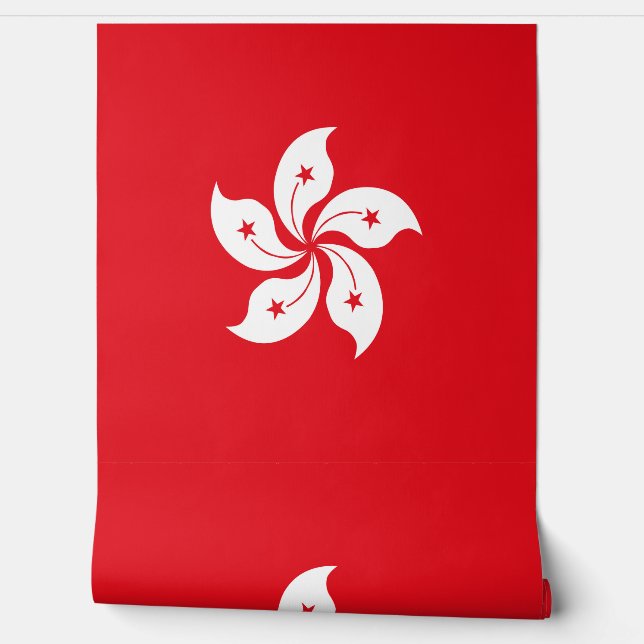 vlag van Hongkong Behang (Afrollen)