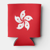 vlag van Hongkong Blikjeskoeler (Voorkant)