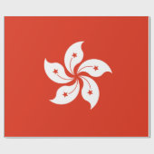 Vlag van Hongkong Cadeaupapier (Vlak)