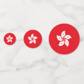 vlag van Hongkong Confetti (Voorkanten)