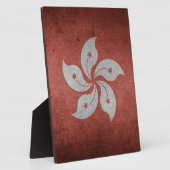 Vlag van Hongkong Fotoplaat (Zijkant)