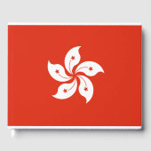 Vlag van Hongkong Gastenboek (Voorkant)