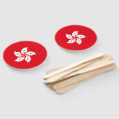 vlag van Hongkong Handwaaier (Niet-gemonteerd)