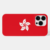 vlag van Hongkong iPhone Hoesje (Achterkant horizontaal)