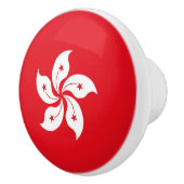 vlag van Hongkong Keramische Knop (Rechts)