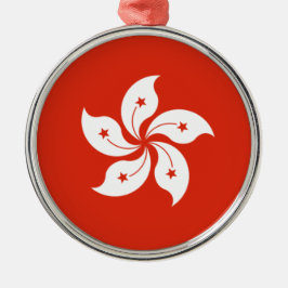 Vlag van Hongkong Keramische Versiering Metalen Ornament