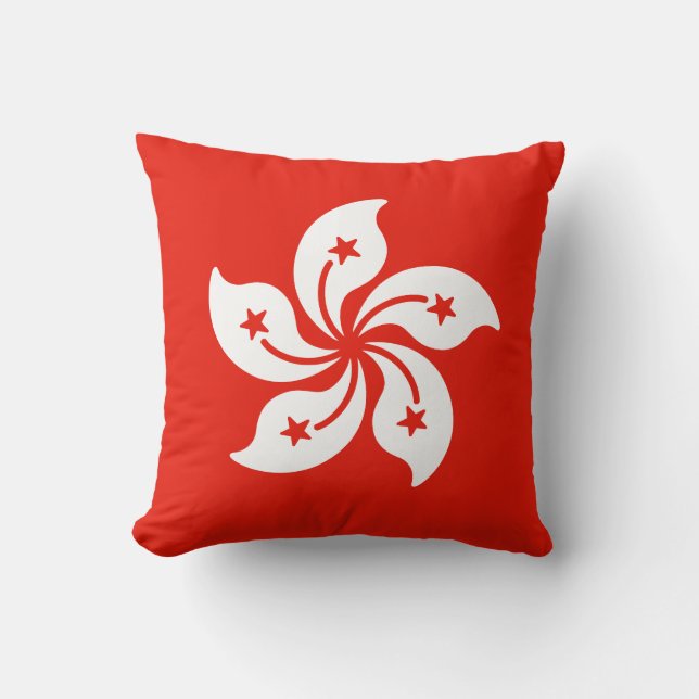 Vlag van Hongkong Kussen (Voorkant)