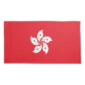 vlag van Hongkong Kussensloop (Achterkant)