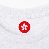 vlag van Hongkong Labels (Aangebracht)