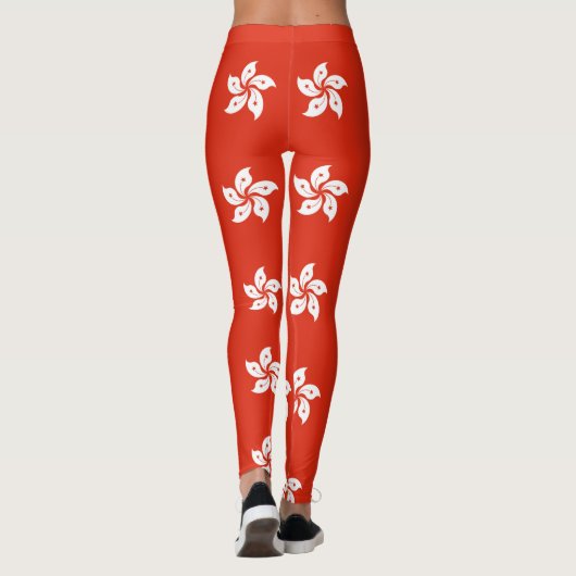 Vlag van Hongkong Leggings (Achterkant)
