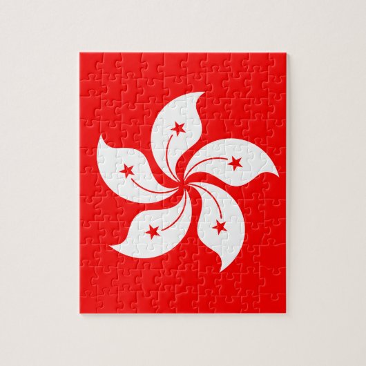 Vlag van Hongkong Legpuzzel (Verticaal)