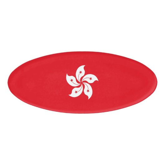 vlag van Hongkong Naambadge (Voorkant)