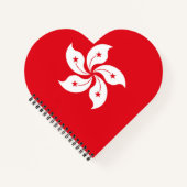 vlag van Hongkong Notitieboek (Voorkant)