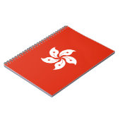 Vlag van Hongkong Notitieboek (Linkerzijde)