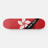 Vlag van Hongkong Persoonlijk Skateboard (Horizontaal)