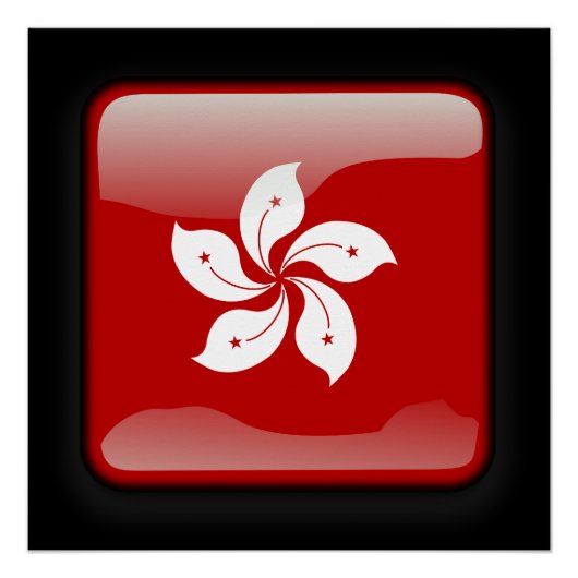 Vlag van Hongkong Poster (Voorkant)