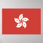 Vlag van Hongkong Poster (Voorkant)
